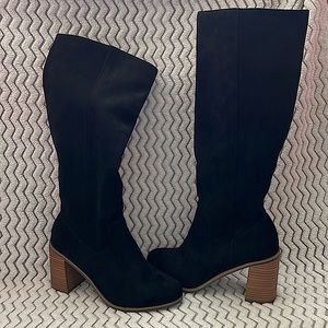 Women’s Tessie Over the Knee Tall Boots- Universal thread black